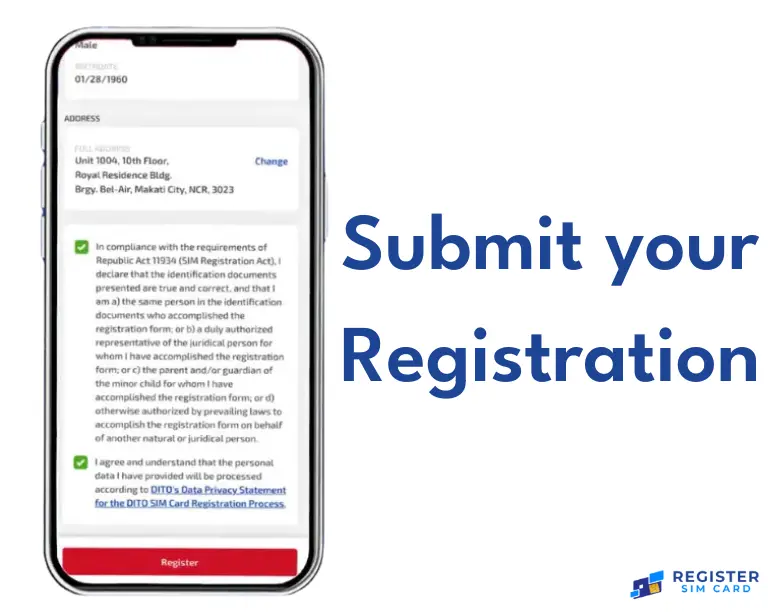 Submit your Registration