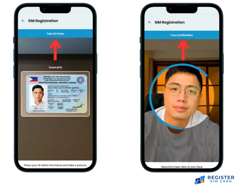 Tnt sim Registration through the GigaLife App