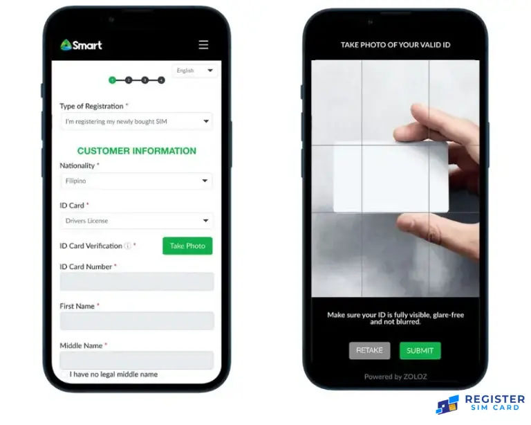 Upload a crisp selfie and a legit ID