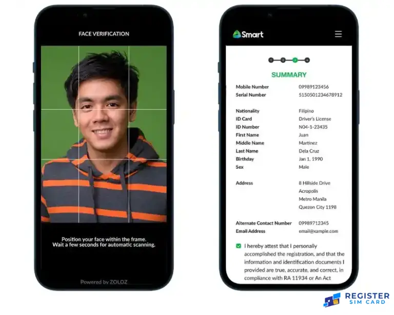 check information summary for tnt sim card