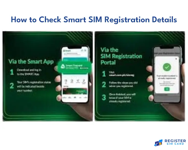 How to Check Smart SIM Registration Details