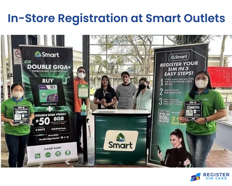 Register Smart Sim at smart Outlets