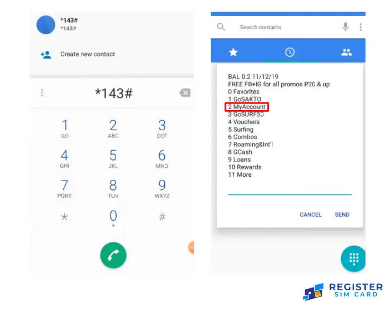 PasaLoad in TM *143#