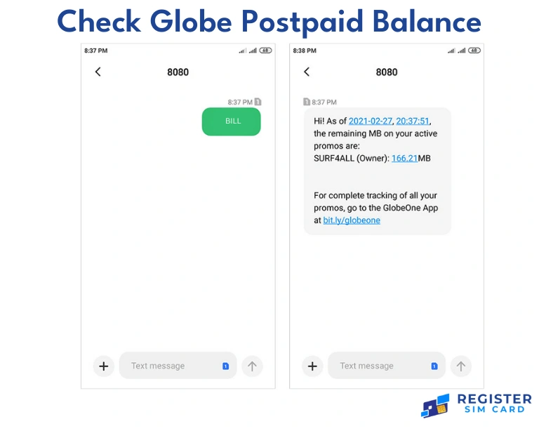 Check Globe Postpaid Balance