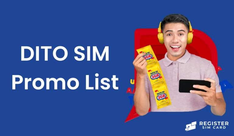 DITO SIM Promo List