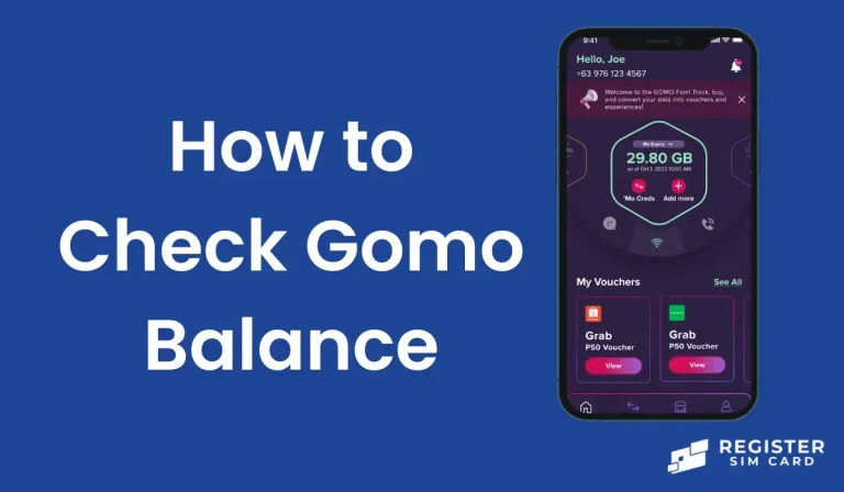 How to Check Gomo Balance